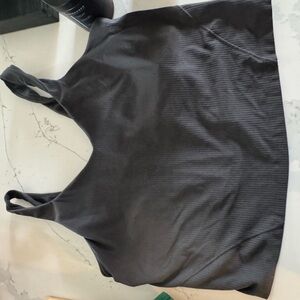 Lululemon Athletica ribbed grey align crop tank